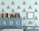 Two Colour Triangle Decals